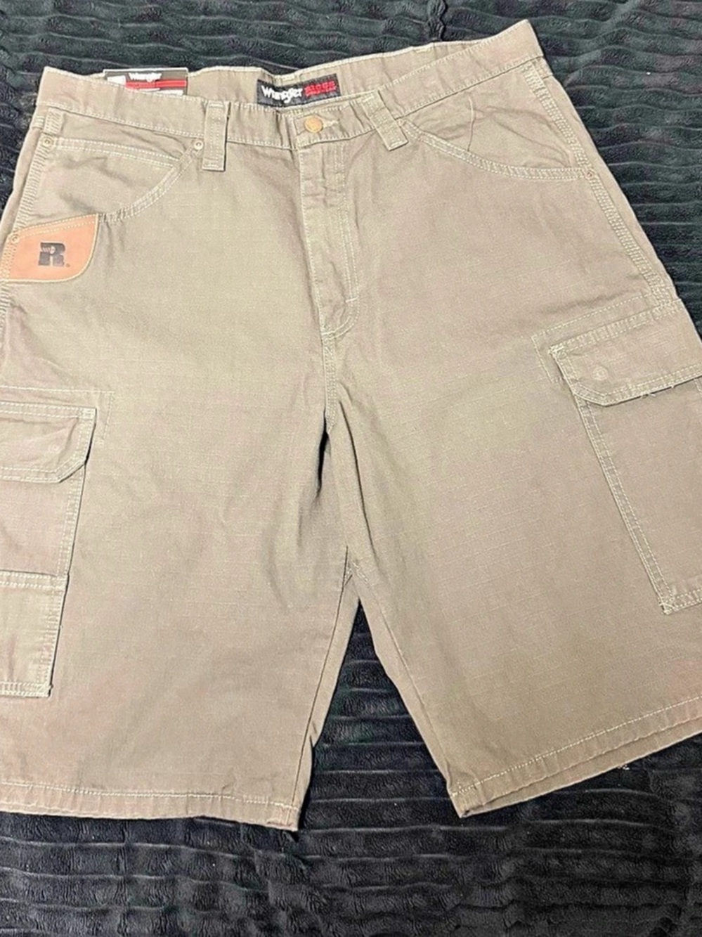 Wrangler RIGGS WORKWEAR Ranger Relaxed Fit Cargo Shorts Cargo Shorts Gray Waist